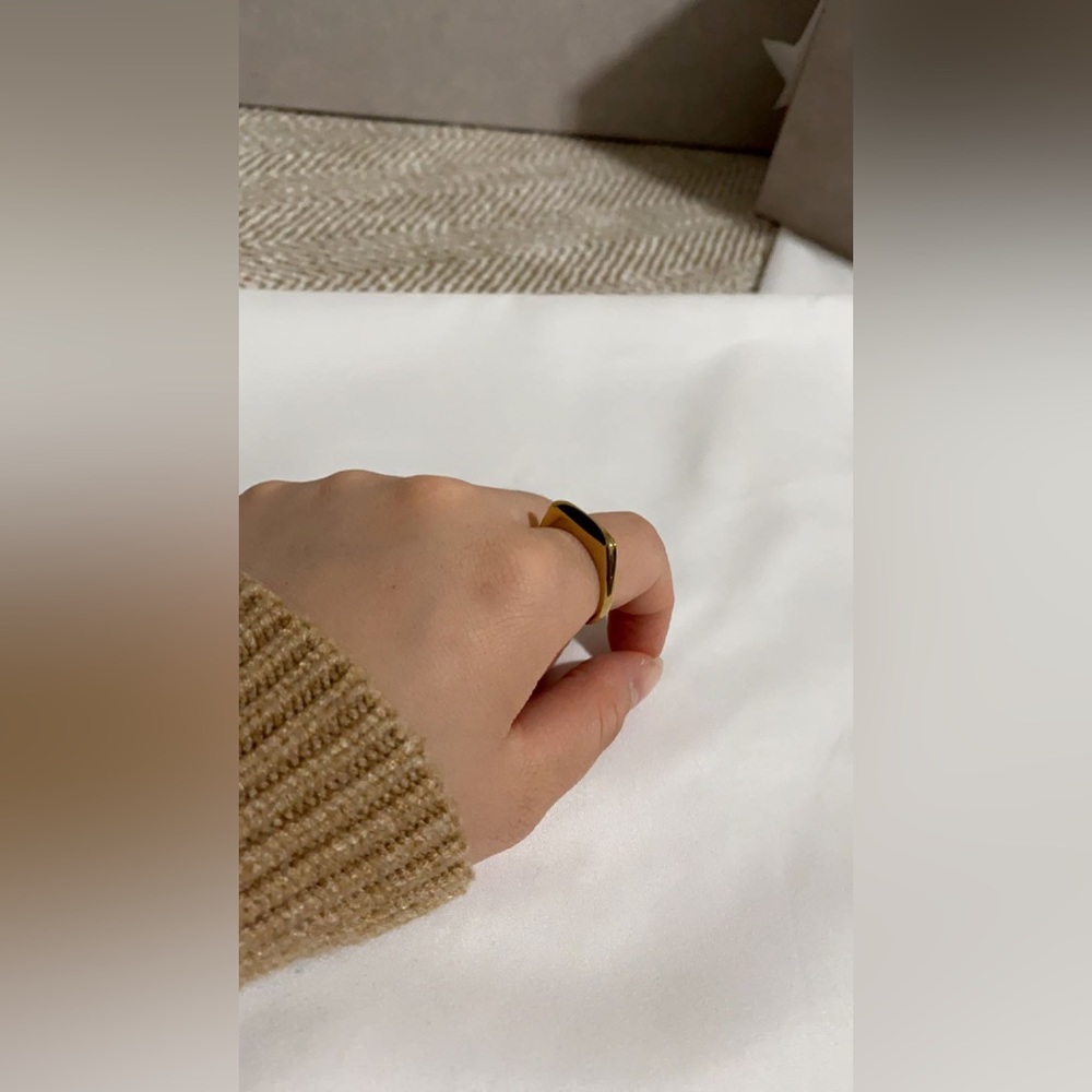 CELINE Gold Ring, Brand size 54